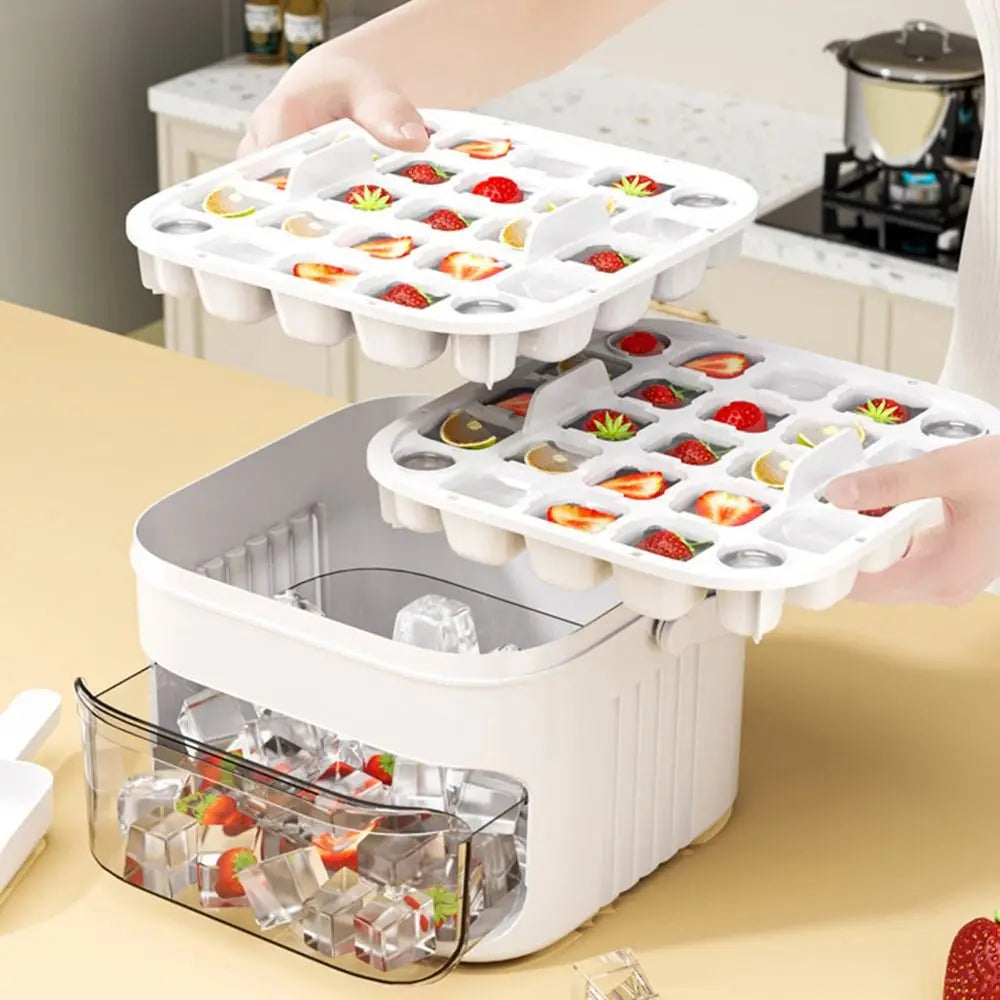 QuickCube Portable Ice Maker Box
