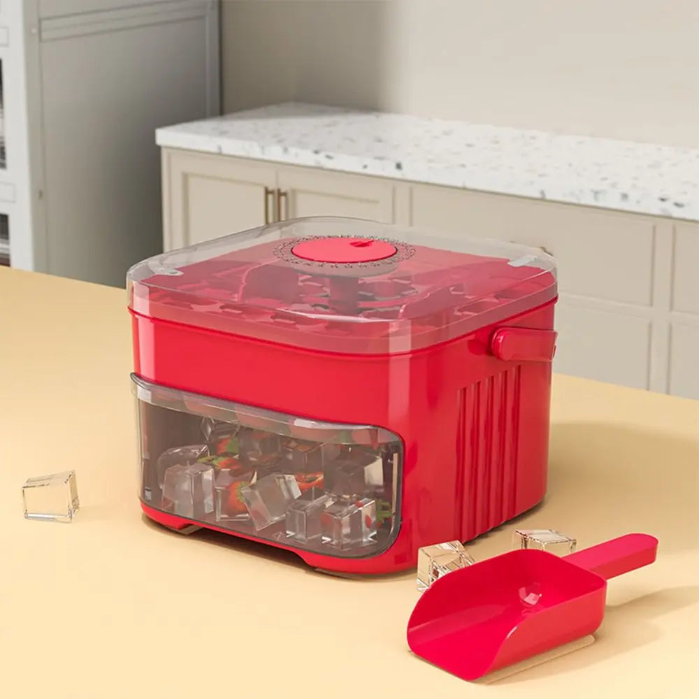 QuickCube Portable Ice Maker Box
